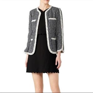 Rebecca Taylor Graphic Tweed blazer jacket 8